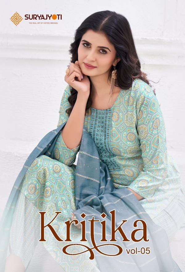 Suryajyoti Kritika Vol-5 – Kurti Pant With Dupatta